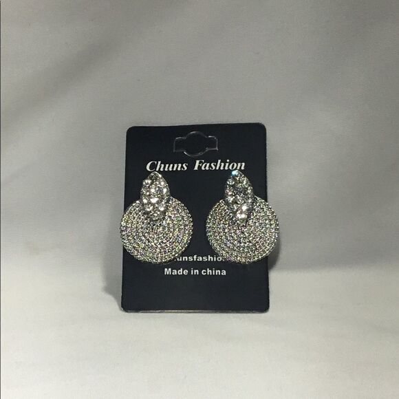 Large Crystal Embellished Studs (UC3) - Picture 2 of 5